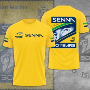 McLaren x Ayrton Senna Unisex Performance T-Shirt VGN1065