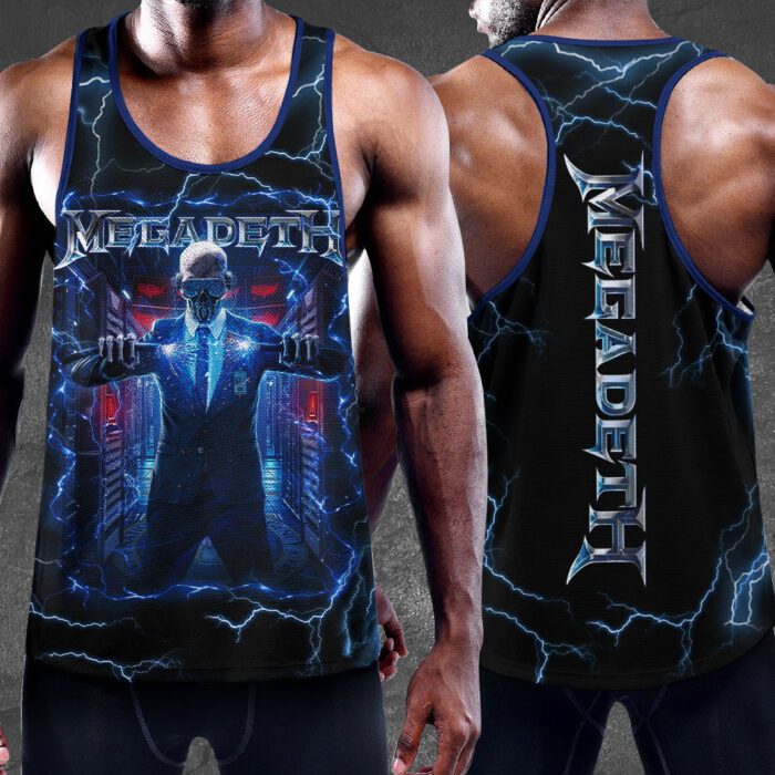 Megadeth Y-Back Muscle Tank Top MCT1060