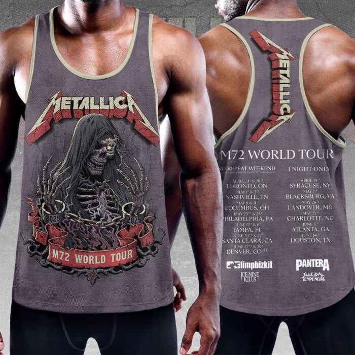 Metallica Y-Back Muscle Tank Top MCT1018