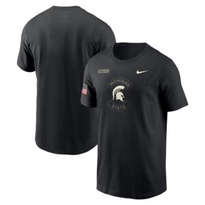 Michigan State Spartans Nike 2025 Military Appreciation Dri-FIT T-Shirt - Black