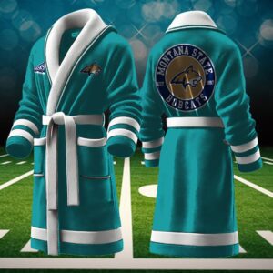 Montana State Bobcats NCAA Personalized Fleece Bathrobe