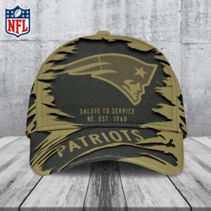 New England Patriots 2025 Salute to Service Classic Cap