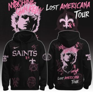 New Orleans Saints x MGK " The Lost Americana Tour " Hoodie