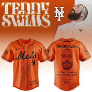 New York Mets x Teddy Swims "I've Tried Everything But Therapy Tour" Baseball Jersey