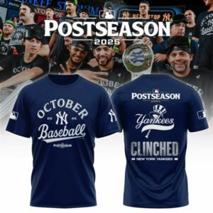 New York Yankees Postseason Royal 2025 Special Edition Tshirt Unisex