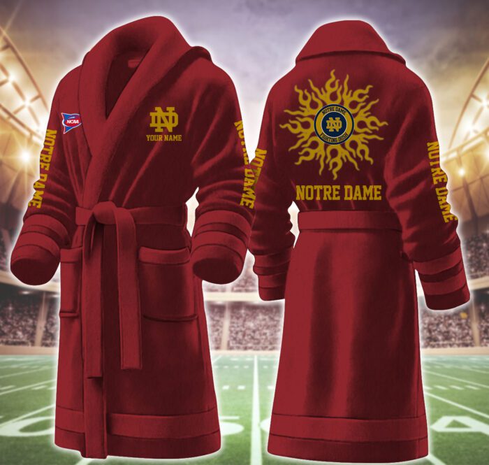 Notre Dame Fighting Irish NCAA Fleece Bathrobe