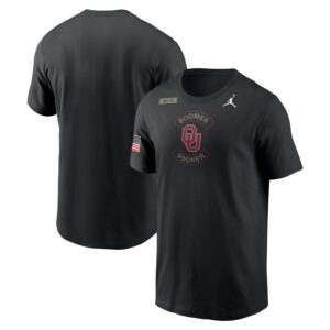 Oklahoma Sooners Jordan Brand 2025 Military Appreciation Dri-FIT T-Shirt - Black