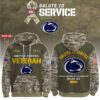 Penn State Nittany Lions 2025 Salute To Service Unisex Performance Hoodie