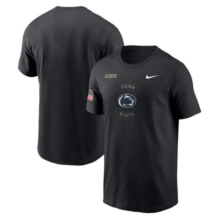 Penn State Nittany Lions Nike 2025 Military Appreciation Dri-FIT T-Shirt - Black