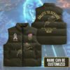 Personalized Detroit Lions x Salute To Service 3D Sleeveless Down Jacket