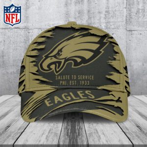 Philadelphia Eagles 2025 Salute to Service Classic Cap