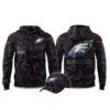 Philadelphia Eagles Crucial Catch Intercept Cancer 2025 Hoodie CRC1032