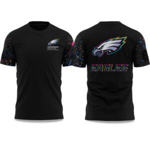 Philadelphia Eagles Crucial Catch Intercept Cancer 2025 T-shirt CRC1026