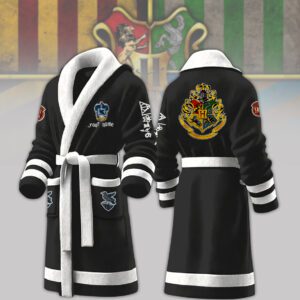 Ravenclaw House Harry Potter Personalized Fleece Bathrobe