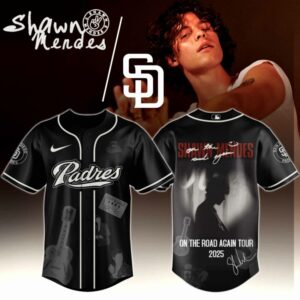 San Diego Padres x Shawn Mendes "On The Road Again World Tour " Baseball Jersey