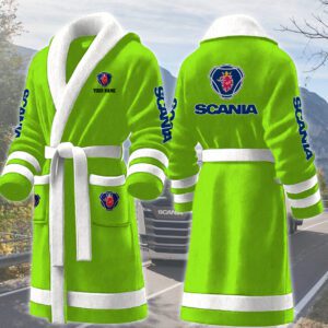 Scania AB Personalized Fleece Bathrobe