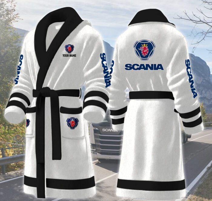 Scania AB Personalized Fleece Bathrobe