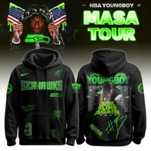 Seattle Seahawks x NBA YoungBoy Masa Tour Hoodie