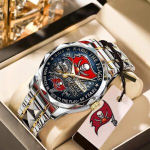 Tampa Bay Buccaneers 50th Anniversary 2025 Alloy Luxury Quartz Watch ALW1011