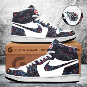 Tennessee Titans Crucial Catch 2025 AJ1 High Top Sneaker