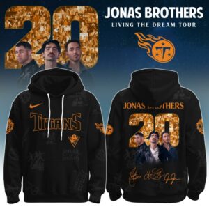 Tennessee Titans x Jonas Brothers "JONAS20: Living The Dream Tour" Unisex Hoodie