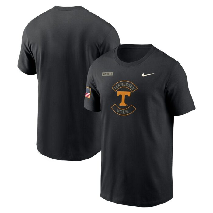 Tennessee Volunteers Nike 2025 Military Appreciation Dri-FIT T-Shirt - Black