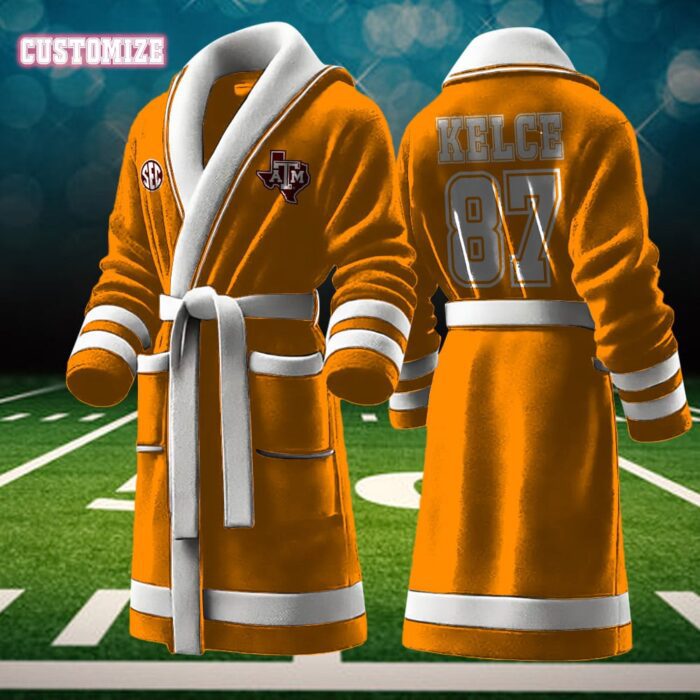 Texas A&M Aggies NCAA Personalized Fleece Bathrobe