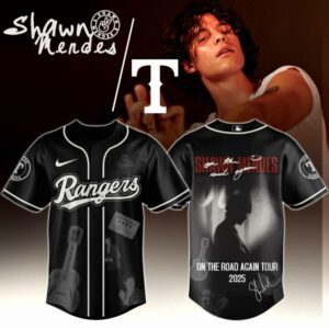Texas Rangers x Shawn Mendes "On The Road Again World Tour " Baseball Jersey