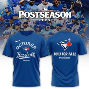 Toronto Blue Jays Fanatics Royal 2025 Postseason Locker Room Tshirt
