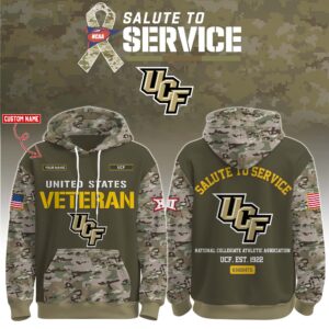 UCF Knights 2025 Salute To Service Unisex Performance Hoodie