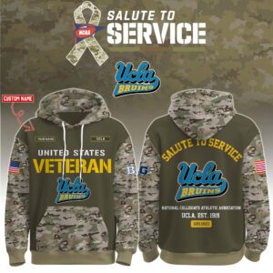 UCLA Bruins 2025 Salute To Service Unisex Performance Hoodie