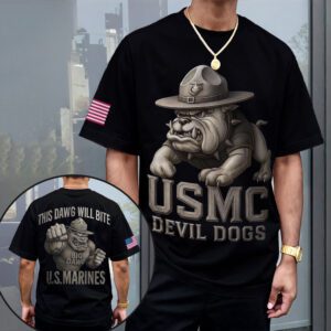 US Marine Corps Unisex Performance T-Shirt VGN1041