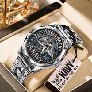 US Navy 250th Anniversary Alloy Luxury Quartz Watch ALW1021