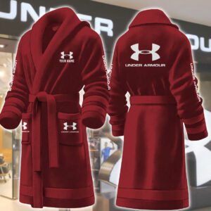 Under Armour Motocycles Personalized Fleece Bathrobe