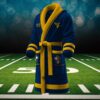West Virginia Mountaineers NCAA Personalized Fleece Bathrobe