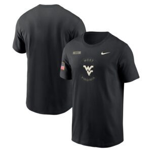 West Virginia Mountaineers Nike 2025 Military Appreciation Dri-FIT T-Shirt - Black