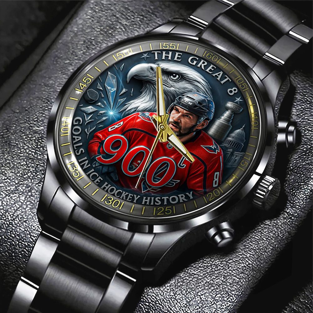 Alex-Ovechkin-x-Washington-Capitals-Black-Stainless-Steel-Watch-GIFT1013-1
