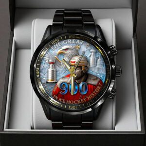 Alex Ovechkin x Washington Capitals Black Stainless Steel Watch GIFT1014