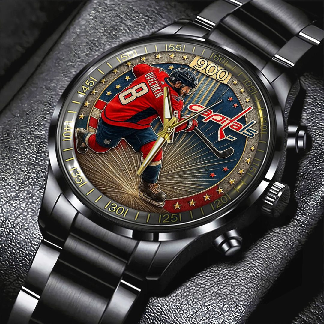 Alex-Ovechkin-x-Washington-Capitals-Black-Stainless-Steel-Watch-GIFT1015-2