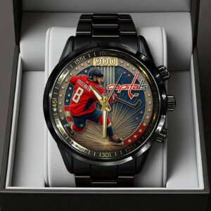 Alex Ovechkin x Washington Capitals Black Stainless Steel Watch GIFT1015