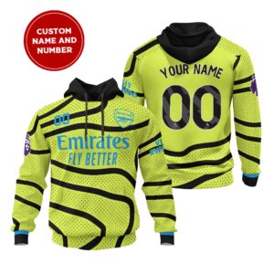 Arsenal Away Unisex Performance Hoodie 23/24 Season SCC1479