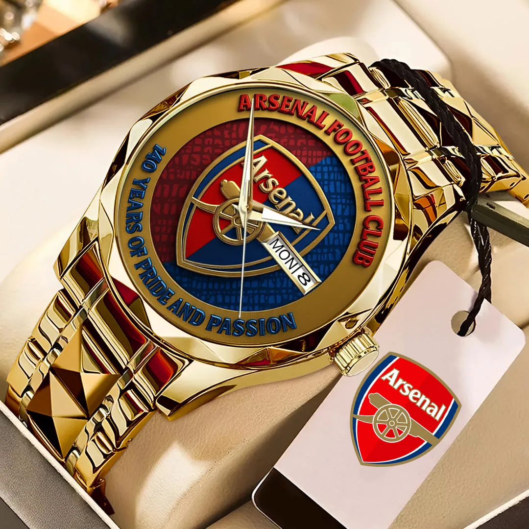 Arsenal FC 140th Anniversary Alloy Luxury Quartz Watch GIFT1046