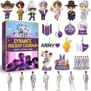 BTS Dynamite Holiday Countdown Advent Calendar Acrylic Hanging Decor Box 2025