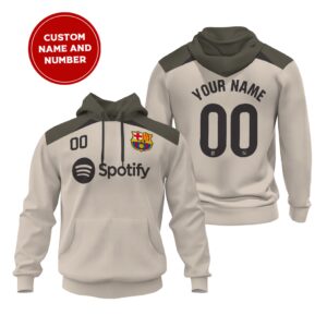 Barcelona Away Unisex Performance Hoodie 23/24 Season SCC1491