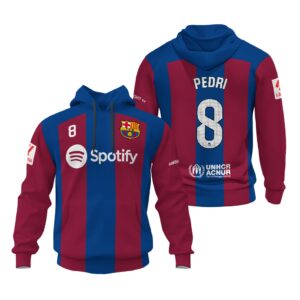 Barcelona Home Unisex Performance Hoodie 23/24 Season SCC1482
