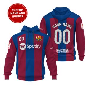 Barcelona Home Unisex Performance Hoodie 23/24 Season SCC1487