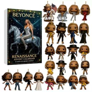Beyoncé Renaissance Advent Calendar Acrylic Hanging Decor Box - 24 Days of Queen Energy