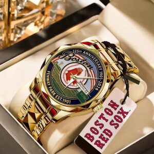 Boston Red Sox 125th Anniversary Alloy Luxury Quartz Watch GIFT1058