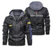 Chevrolet Camaro Black Brown Leather Jacket LIZ046