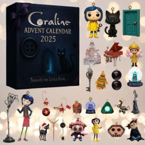 Coraline Advent Calendar Acrylic Hanging Decor Box 2025